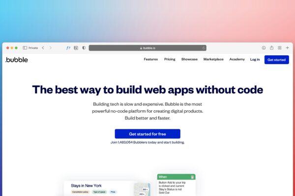 the best way to build web apps without code